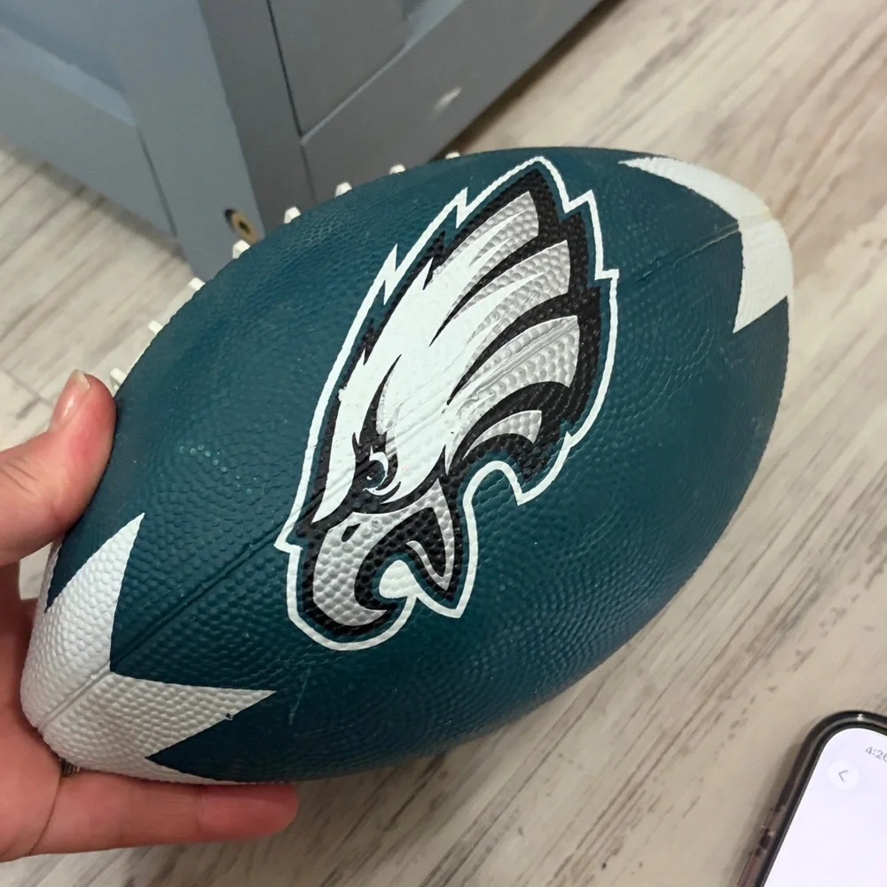 Teal  Philadelphia Eagles Small Football - Picture 4 of 6